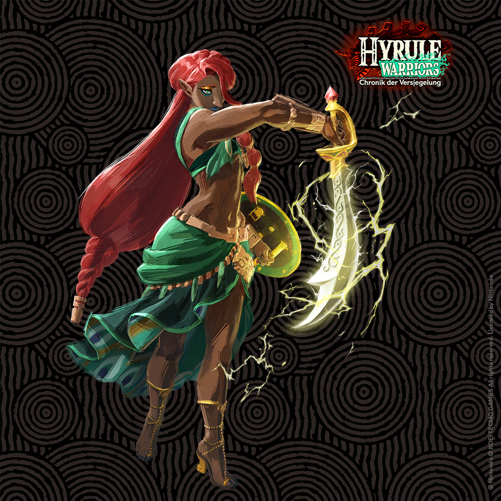 NintendoDE's tweet image. Ardi ist eine mitfühlende Anführerin der Gerudo, die nach dem Gesetz ihres Volkes Ganondorf dienen muss.
#HyruleWarriors
