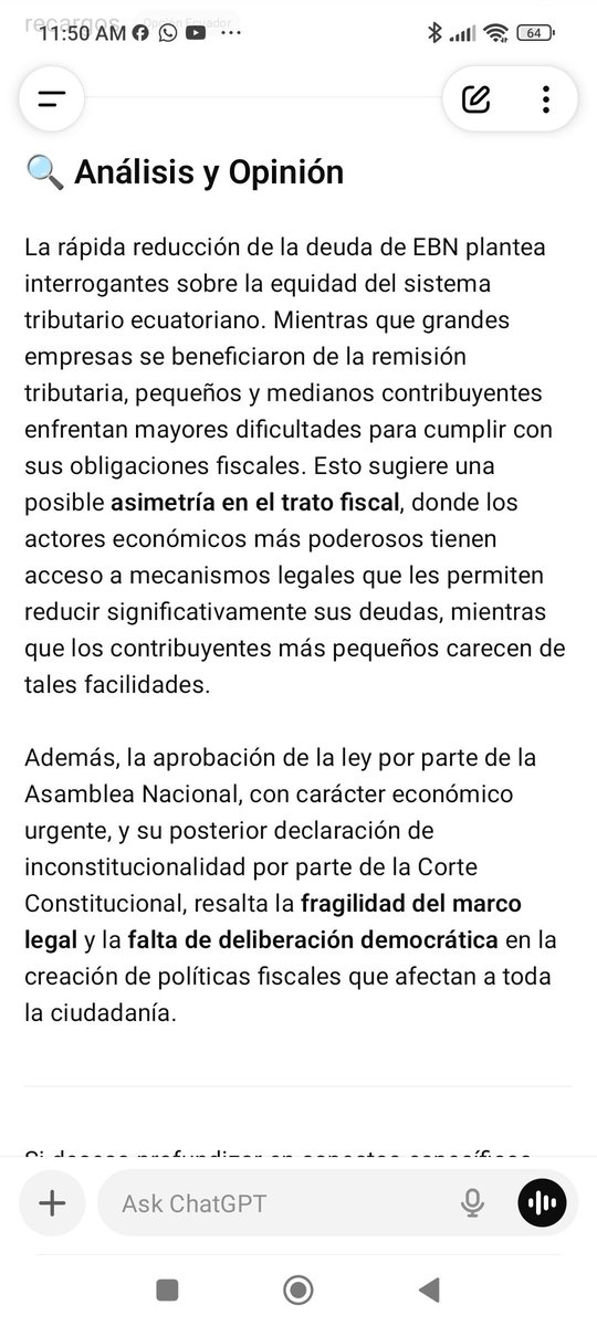 Ésto es lo que está pasando  MÁGICAMENTE EN LA FAMILIA #NOBOA.  <a href="/AsoAteistaEcua/">El ateísta</a> Deudores y asesi.....