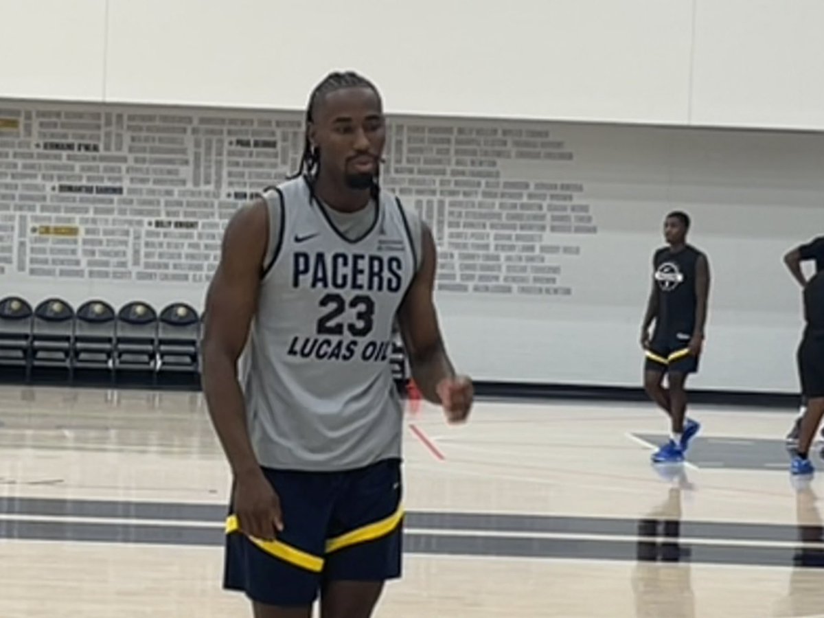 Good vibes for Aaron Nesmith following @Pacers practice today. 