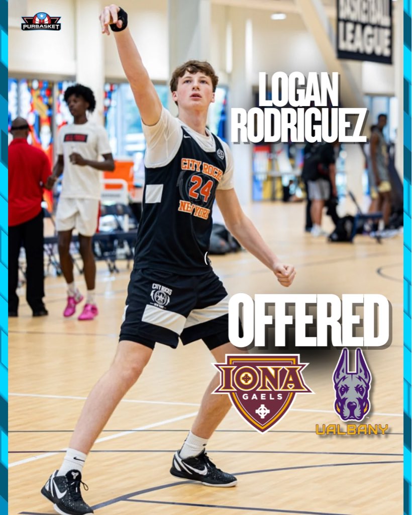 📌#OFFERED LOGAN RODRÍGUEZ (6’8-F-2027) de Albany Academy (NY) y City Rocks, recibe ofertas de la NCAA D1 de IONA y Albany.

👤 <a href="/loganrod24_/">Logan Rodriguez</a> 🇵🇷