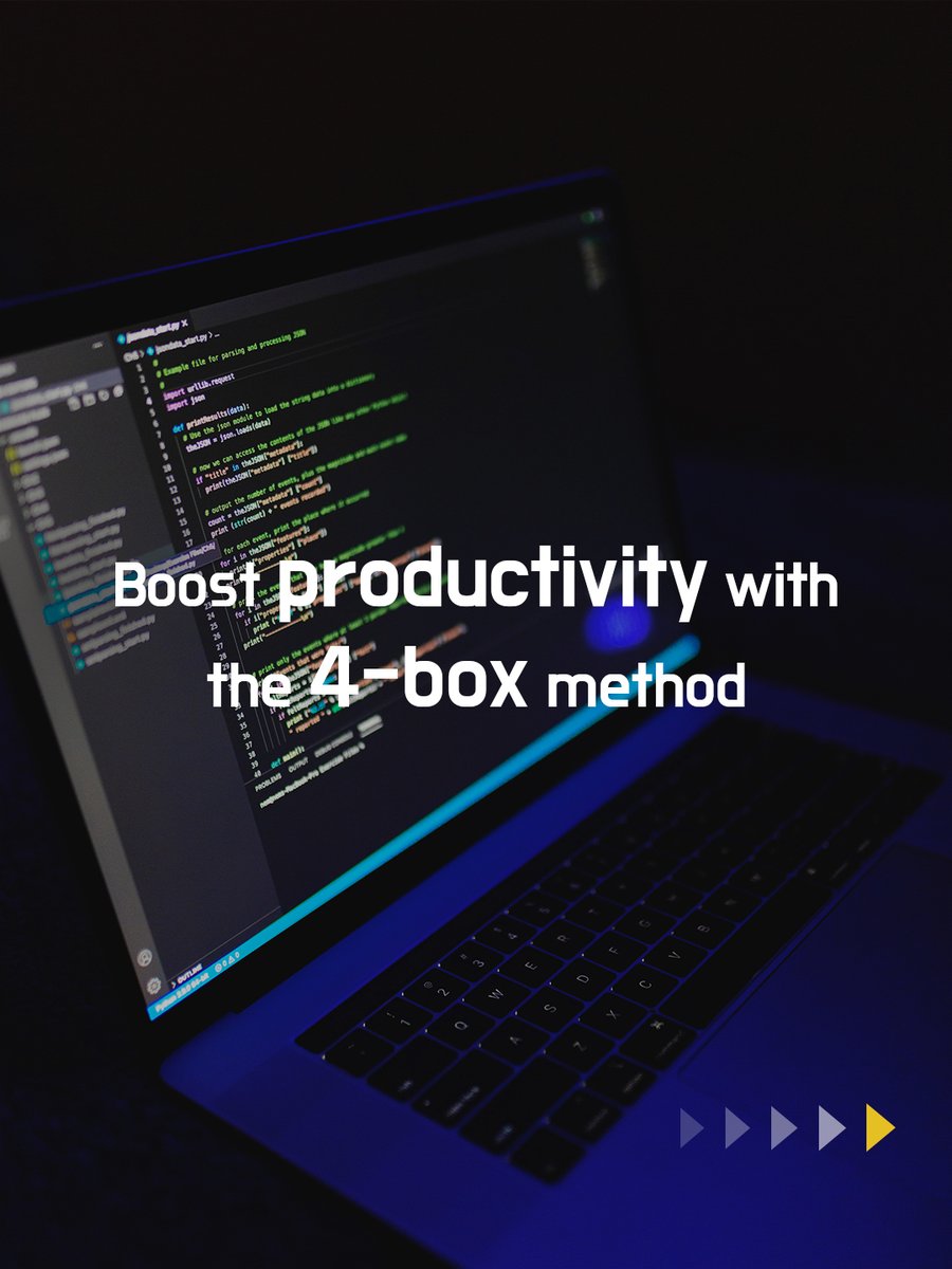 ComITorg's tweet image. Productivity in coding isn’t about writing more, it’s about focusing on what matters.
Prioritize, organize, work smart. 💡
#coding #productivity #devlife