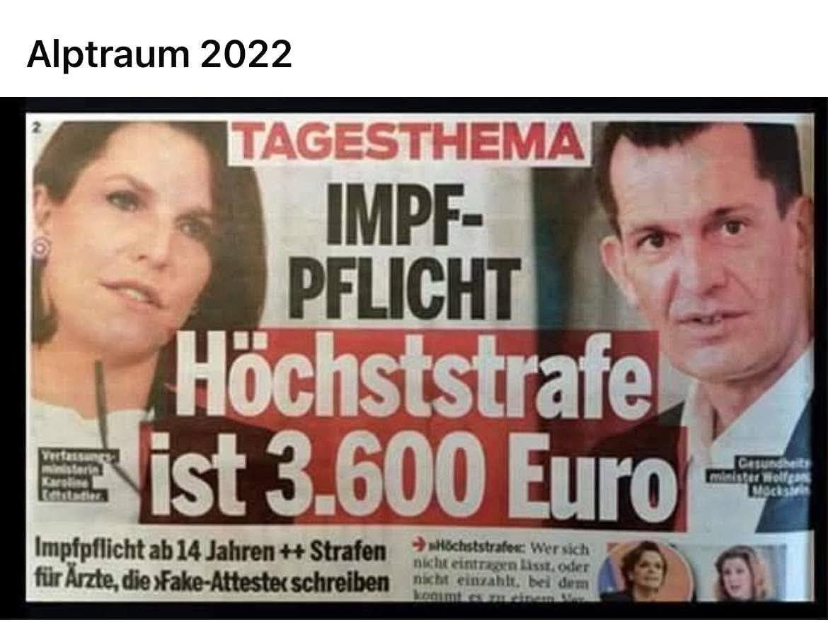 Sollte man nie vergessen ...
