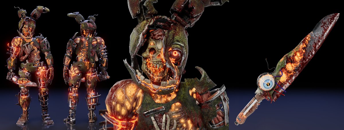 Springey_'s tweet image. Blighted Springtrap! (finally)