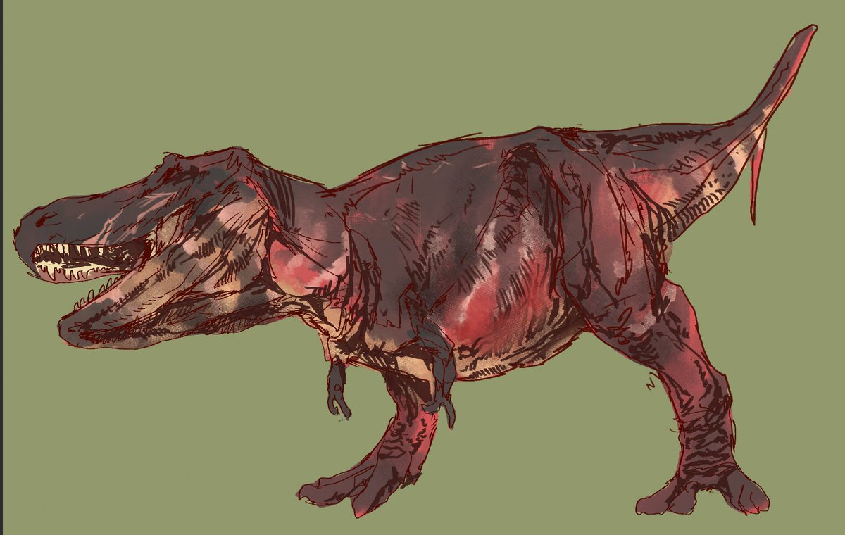 wa_workshop's tweet image. This is definitely the best dinosaur I’ve drawn. Thanks to @arvalis and @lewislarosa for helping me make it perfect