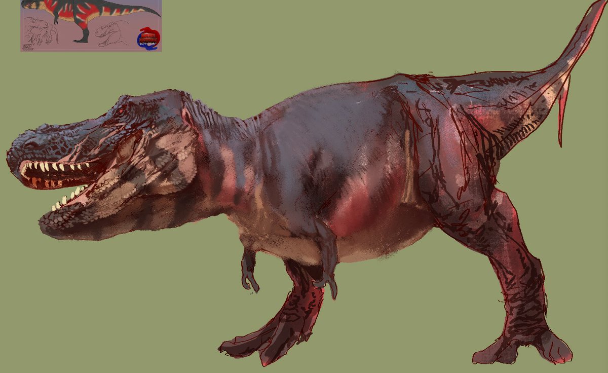 wa_workshop's tweet image. This is definitely the best dinosaur I’ve drawn. Thanks to @arvalis and @lewislarosa for helping me make it perfect