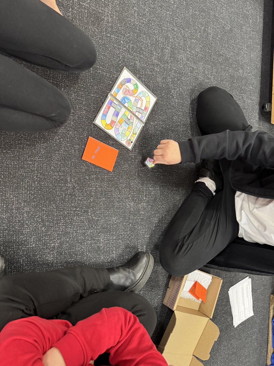 Absolute wonderful finale with <a href="/penistonestjohn/">Penistone St Johns</a> today… here they are testing out their game boards! #primaryDT #workshops #afterschoolclub