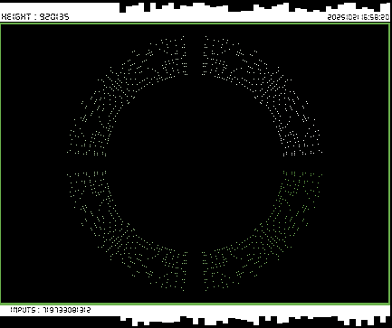 r_topisto's tweet image. #computerart #creativecoding #generativeart :
#bitcoin #blockchain 
LAST Block, Height : 920135
[ See more on topisto.net ]