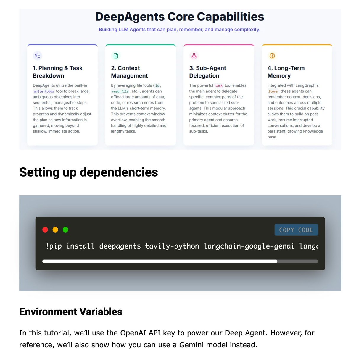 gp_pulipaka's tweet image. Meet LangChain’s DeepAgents Library and a Practical Example to See How DeepAgents Actually Work in Action! #BigData #Analytics #DataScience #AI #MachineLearning #NLProc #IoT #IIoT #PyTorch #Python #RStats #TensorFlow #Java #JavaScript #ReactJS #GoLang #CloudComputing #Serverless…