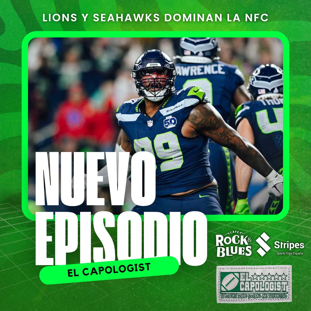 El Capologist Podcast (@elcapologist) on Twitter photo 💥🎙️ ¡Podcast especial por el doble Monday Night!
𝐋𝐢𝐨𝐧𝐬 𝐲 𝐒𝐞𝐚𝐡𝐚𝐰𝐤𝐬 𝐝𝐨𝐦𝐢𝐧𝐚𝐧 𝐥𝐚 𝐍𝐅𝐂
<a href="/yankeealvaro/">Álvaro Fraile</a>, <a href="/adrian_cobo/">Adrián Cobo</a> y <a href="/GBoyerNalda/">Guillaume Boyer Nalda</a> se juntan para analizar los dos partidos de anoche en la NFL
🟠 go.ivoox.com/rf/161070206
🟢 open.spotify.com/episode/2IjQIR… 💥🎙️ ¡Podcast especial por el doble Monday Night!
𝐋𝐢𝐨𝐧𝐬 𝐲 𝐒𝐞𝐚𝐡𝐚𝐰𝐤𝐬 𝐝𝐨𝐦𝐢𝐧𝐚𝐧 𝐥𝐚 𝐍𝐅𝐂
<a href="/yankeealvaro/">Álvaro Fraile</a>, <a href="/adrian_cobo/">Adrián Cobo</a> y <a href="/GBoyerNalda/">Guillaume Boyer Nalda</a> se juntan para analizar los dos partidos de anoche en la NFL
🟠 go.ivoox.com/rf/161070206
🟢 open.spotify.com/episode/2IjQIR…
