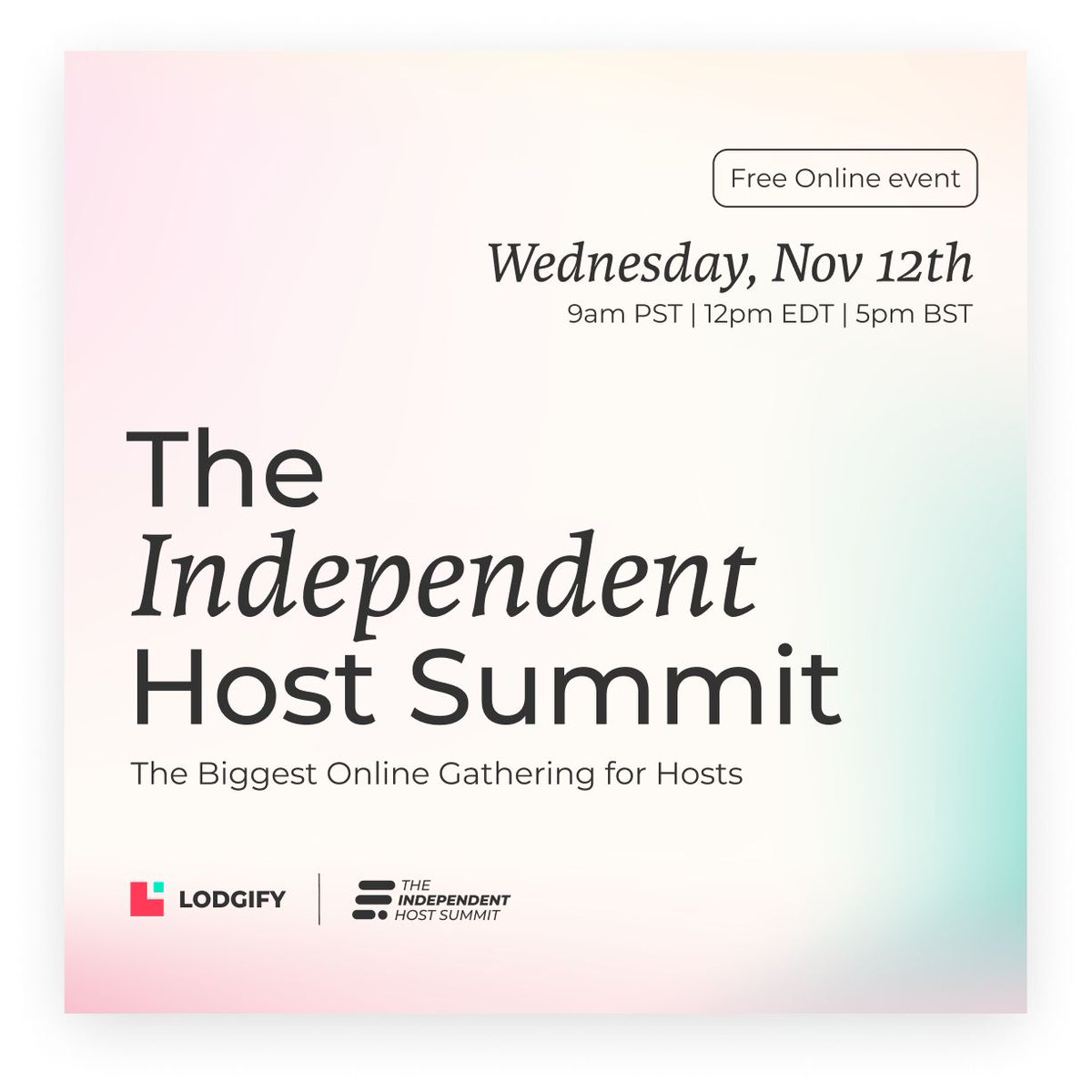 DropInBlog (@dropinblog) on Twitter photo We’re proud to sponsor Lodgify’s Independent Host Summit – a free online event for short-term rental hosts. Real stories, expert advice, and tools to grow.
📅 Nov 12 – Register for free → links.dropinblog.com/the-independen…
#Lodgify #IndependentHostSummit #DropInBlog We’re proud to sponsor Lodgify’s Independent Host Summit – a free online event for short-term rental hosts. Real stories, expert advice, and tools to grow.
📅 Nov 12 – Register for free → links.dropinblog.com/the-independen…
#Lodgify #IndependentHostSummit #DropInBlog