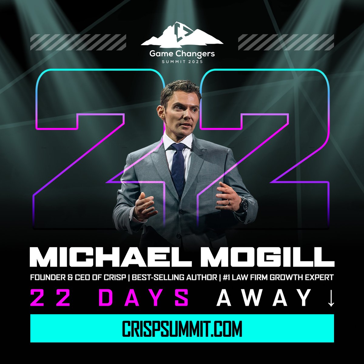 22 days out.

The countdown starts now.

#CrispSummit