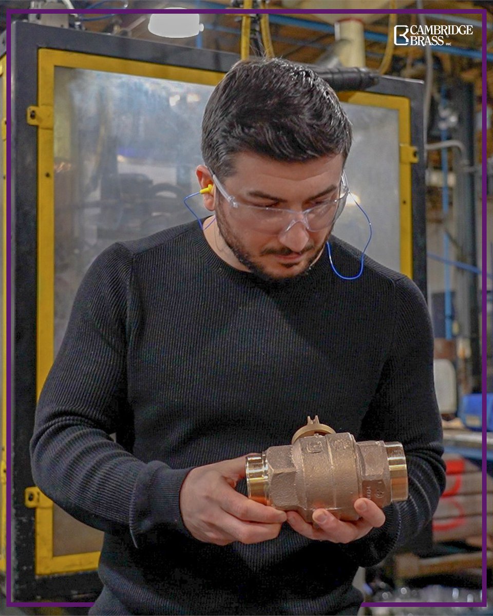 CambridgeBrass's tweet image. Taking a moment to make sure it’s just right. Every valve we send out carries our name — and our standards. 🛠️ #FinalCheck #CambridgeBrass #BuiltToPerform