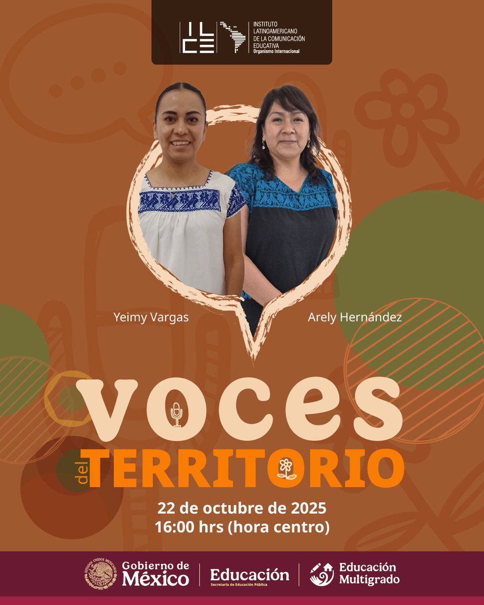 En las escuelas multigrado, el territorio enseña tanto como las y los docentes. 🌾🏞️

Acompáñanos en este primer episodio, donde las maestras Yeimy Vargas y Arely Hernández, desde Hidalgo, nos comparten cómo el patio, el río, el campo y el camino a la escuela se transforman en