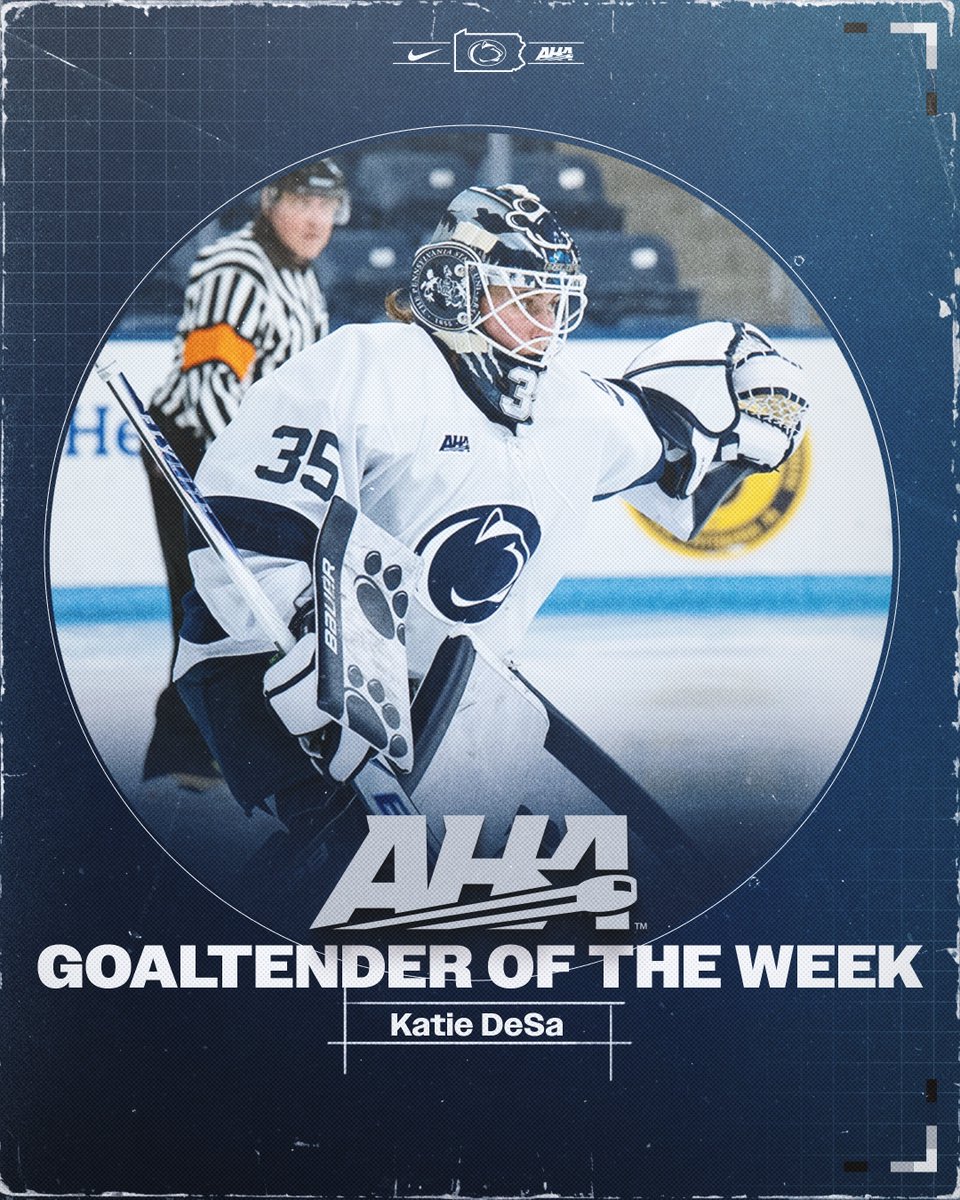 Another week, another set of weekly awards for the Nittany Lions!

🔗gopsu.us/4717oUC

#WeAre #HockeyValley