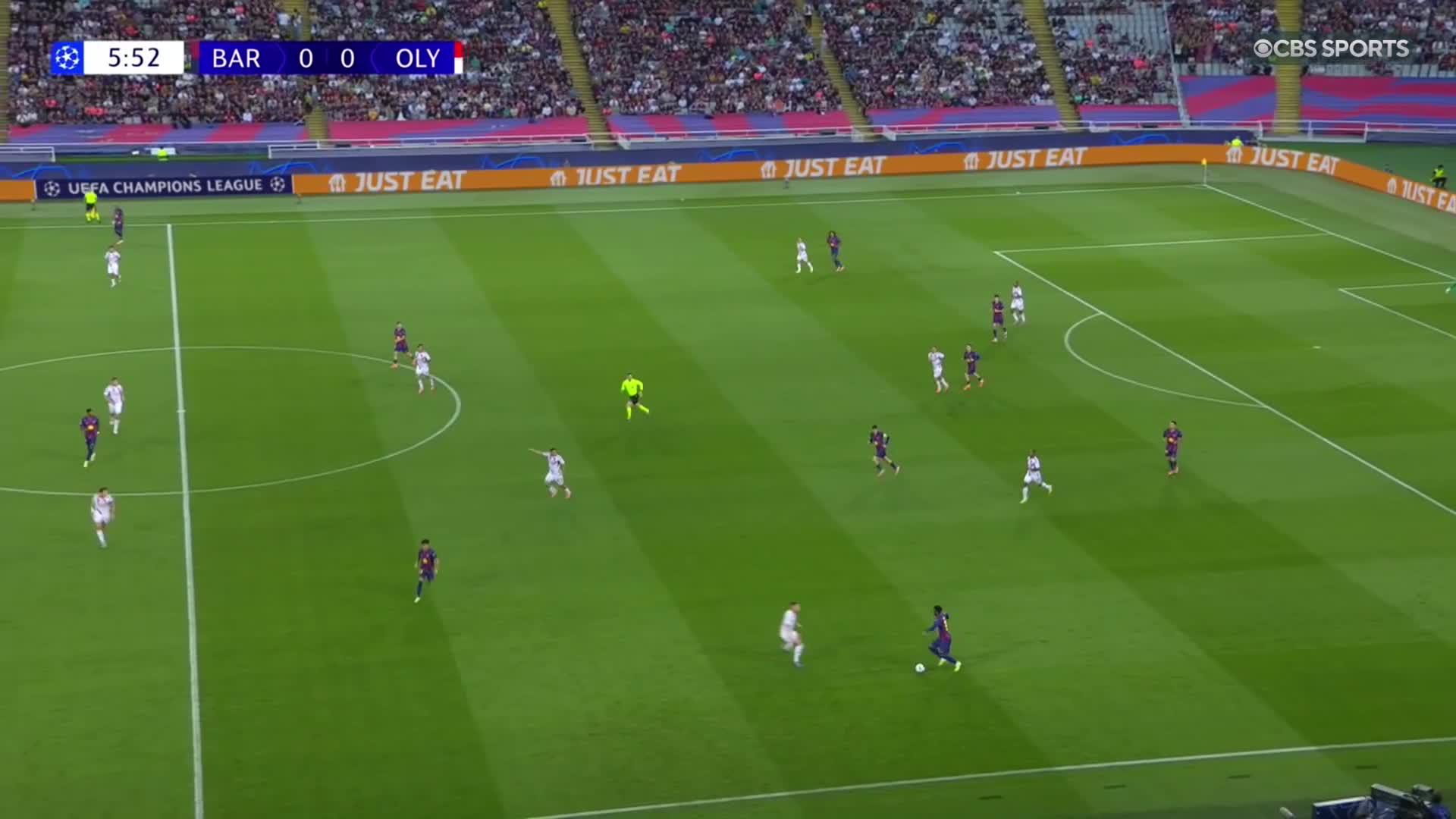 Barcelona are wasting no time against Olympiakos 😤Fermín López opens the scoring after just 7 minutes!
