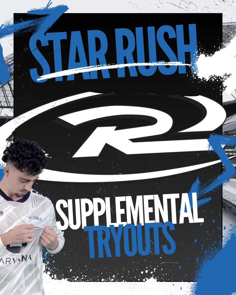 STARSoccerClub's tweet image. ⚽ STAR Rush Supplemental Tryouts ⚽

New players welcome for Spring 2026!

📅 Boys: Nov 3 | Girls: Nov 4

⏰ 5:30–6:45 PM  Birth Years 2019–2012  
⏰ 7:00–8:30 PM  Birth Years 2011–2007

📍 Wyoming Rec, Turf A

🔗 Sign up: system.gotsport.com/programs/K7937…

#WeAreSTAR 
#RUID 
@RushSoccer