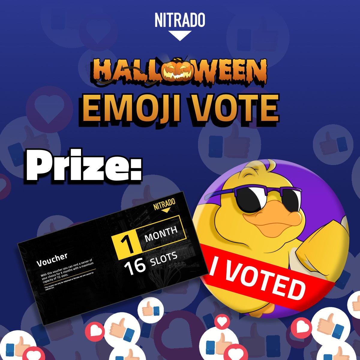 Nitrado's tweet image. Mach mit beim Gruselspaß auf Discord!

Wir beschwören DICH in unsere Spukscheune: discord.gg/nitrado

So kannst du teilnehmen:
- Mach bei unserer Halloween-Umfrage mit (🎃 vs 🦆 – was ist gruseliger in der Scheune?)
- Und du landest im Lostopf für einen Nitrado-Gutschein!…