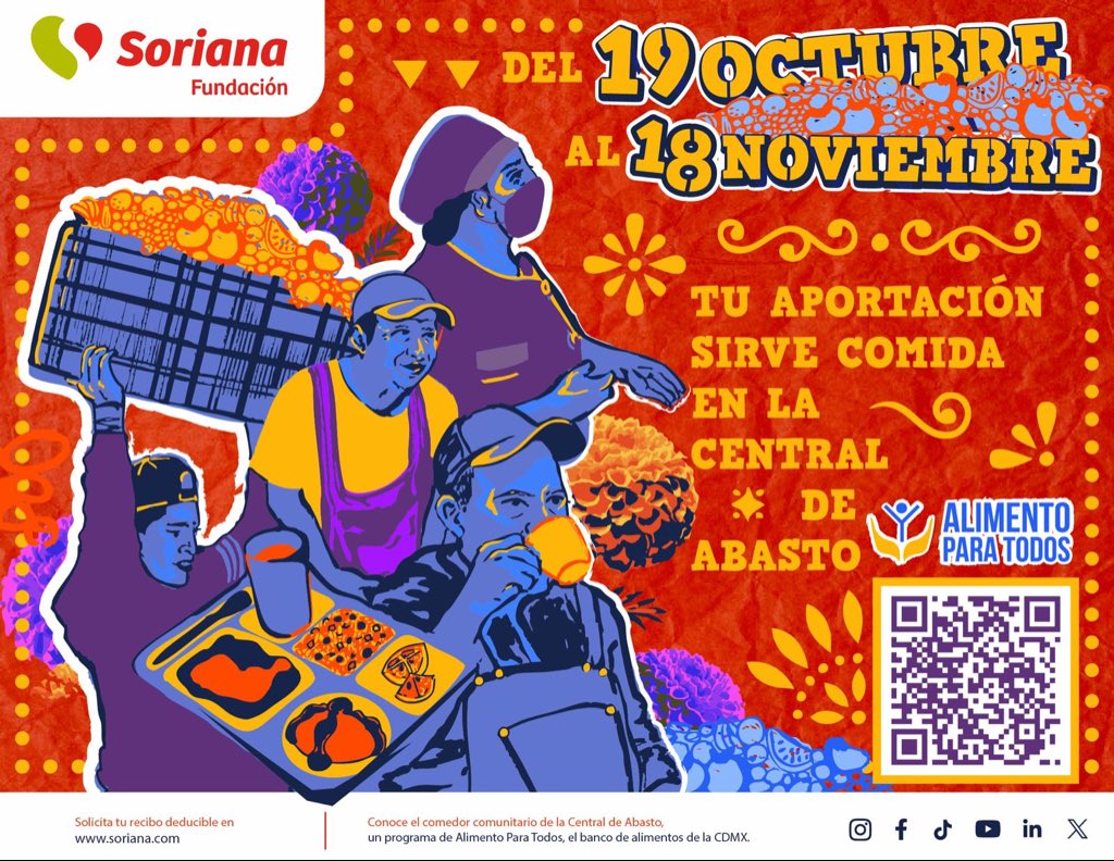 ¡Ya comenzó la campaña de aportación en <a href="/TiendaSoriana/">Soriana</a>!
Di SÍ a tu donativo directo en caja y ayuda a quienes más lo necesitan 💚
📅 Vigente hasta el 18 de noviembre
#AportaciónSoriana #APT