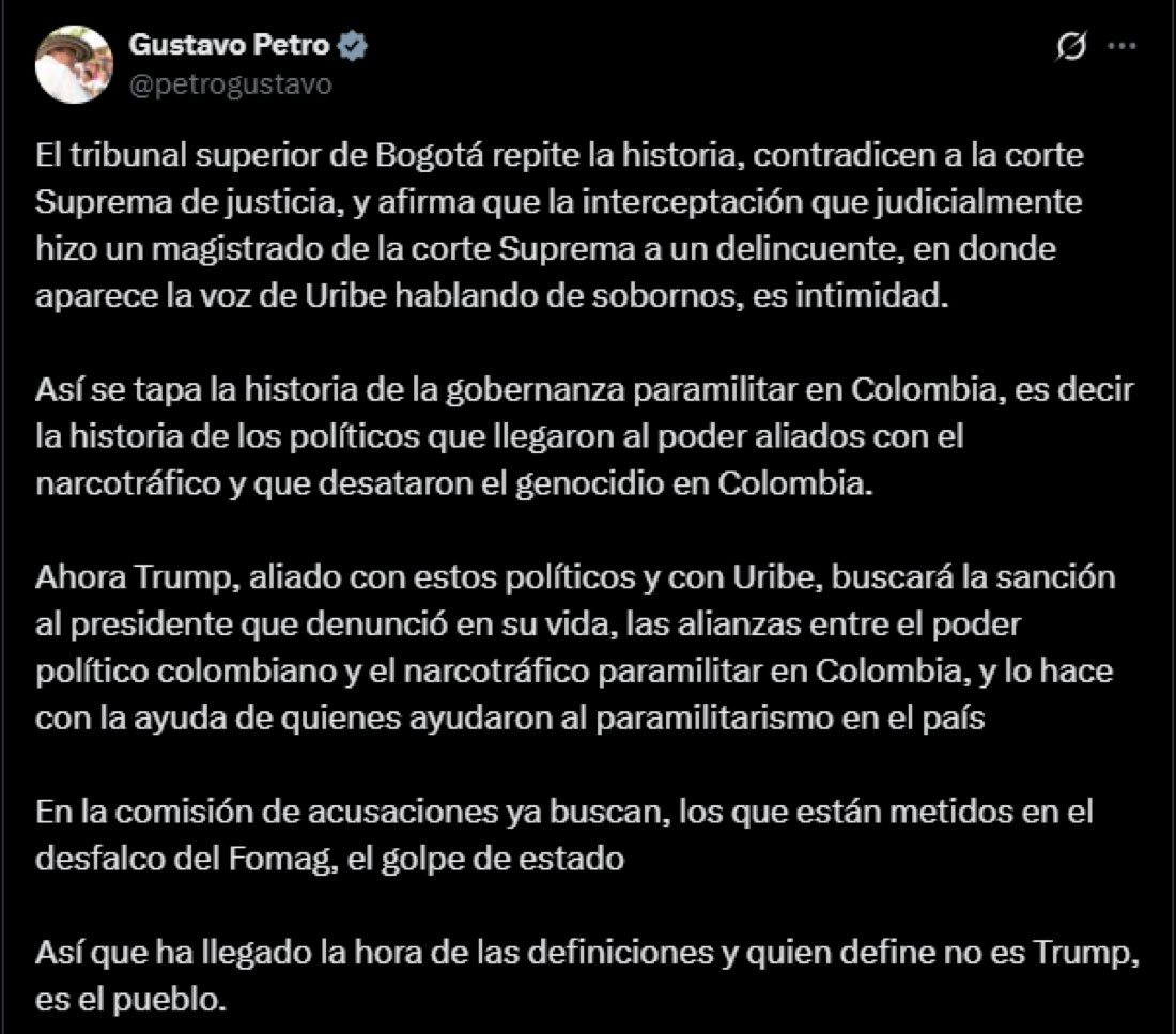 El tipo no tiene descaro.

Mucho menos tiene vergüenza. 

No disimula sus oscuras intenciones