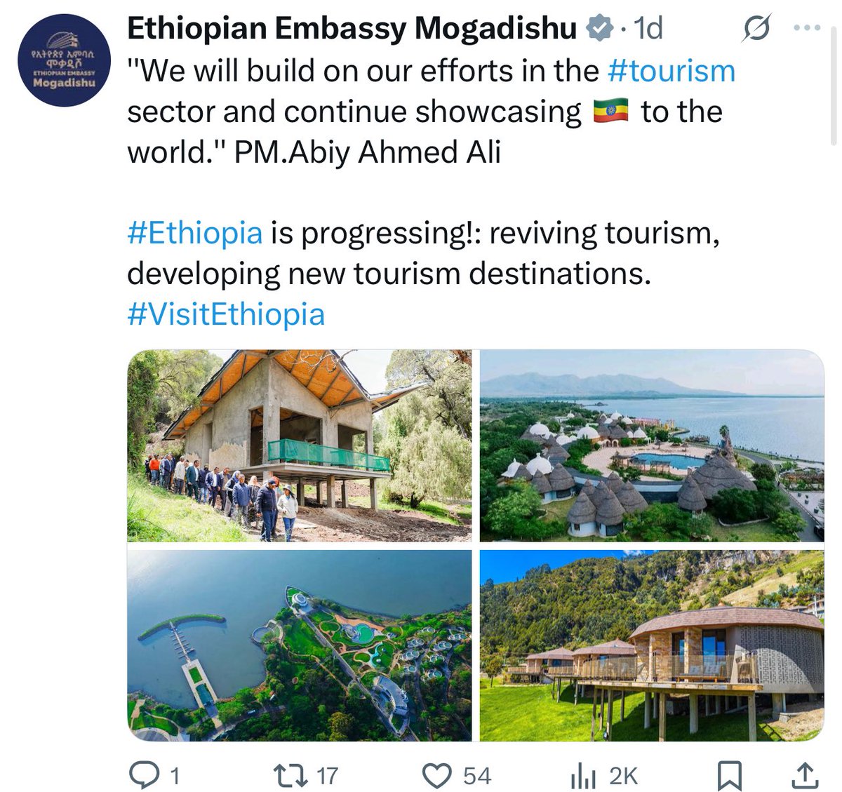 benjimk's tweet image. L&apos;Éthiopie met le paquet sur le Tourisme ! 🇪🇹

J&apos;ai visité une dizaine de pages d&apos;ambassades éthiopiennes : même message, même stratégie agressive pour la promotion touristique de leur pays. C&apos;est une offensive diplomatique bien coordonnée !

Sur le terrain, le Premier Ministre…