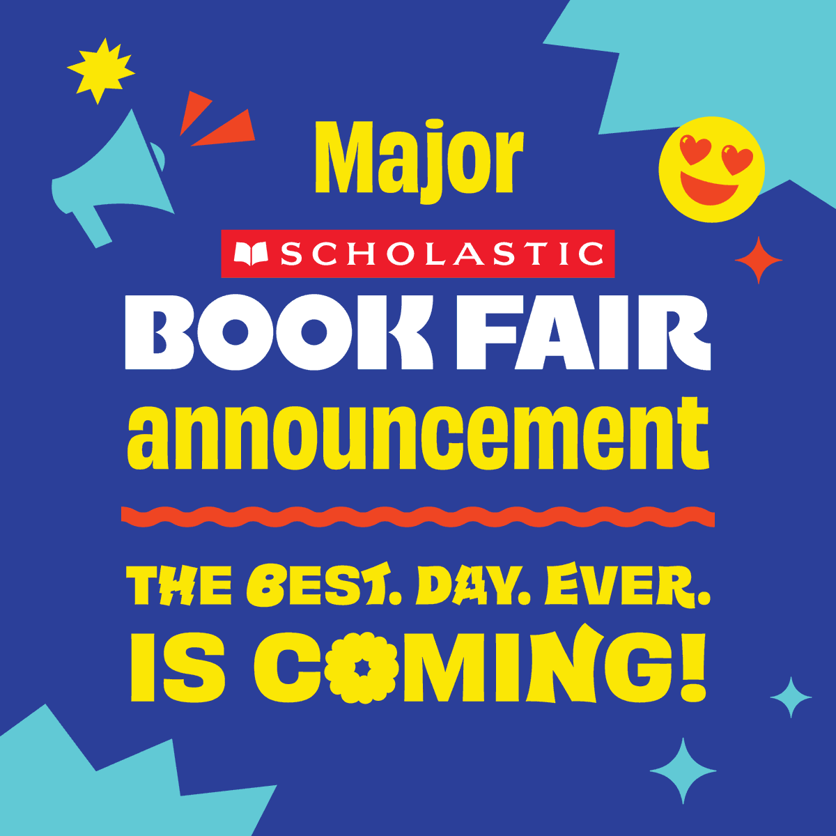 RLOACS's tweet photo. The Scholastic Book Fair is coming! SAVE THE DATE for Monday, October 27th through Friday, October 31st and get your reader psyched to pick out their own books! Start exploring together: https://t.co/0Z6q6dIoRr    
#Scholas https://t.co/REskdVf5Cy