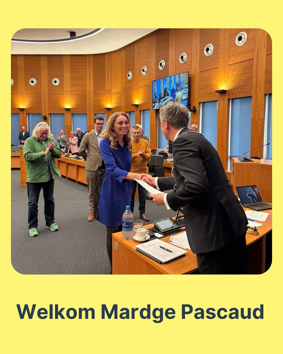 Vandaag draagt D66 Maastricht met trots Mardge Pascaud voor als nieuw burgerlid voor Economie &amp; Cultuur. 💚

Mardge staat voor gelijke kansen, leefbare wijken en een open, toekomstgerichte stad. Welkom bij de fractie, Mardge! 👏🏽