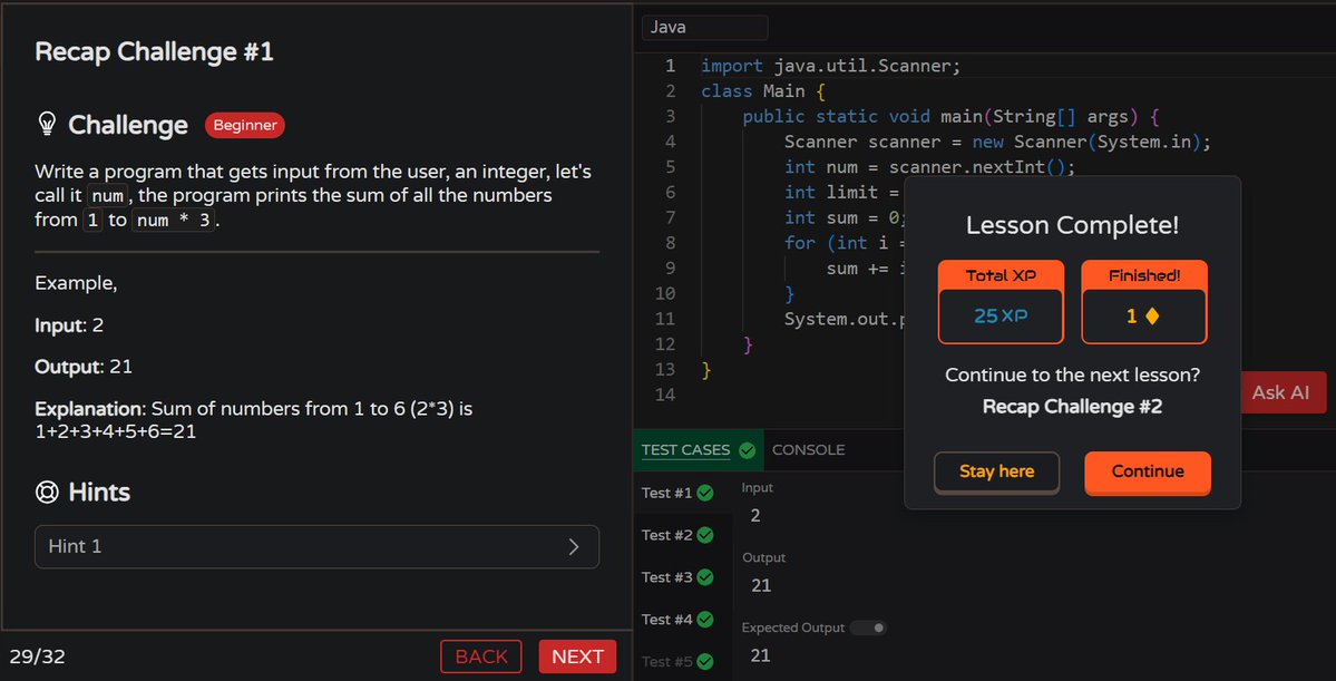MoniTechCodes's tweet image. Day 78
Java — revising &amp;amp; practicing all loop concepts 🔁
Mini Project (Moving Clouds) — working on aligning the cloud ☁️

#100DaysOfCode #Java #FrontendDev #CodingJourney #BuildInPublic #WebDevelopment #Consistency #30NitesOfCode
codedex.io/community/30-n…