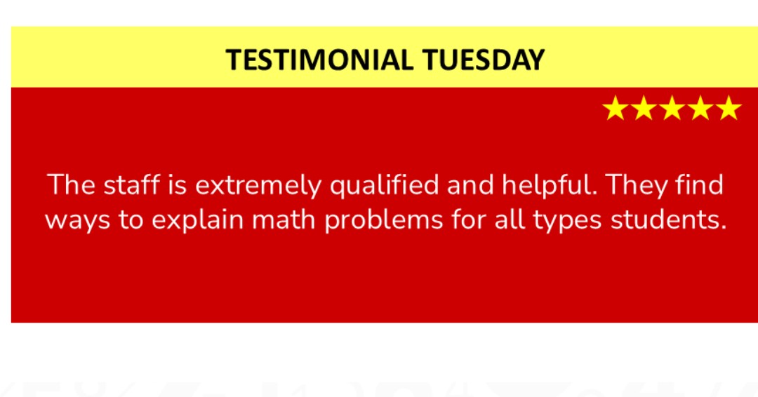 Mathnasiumwin's tweet image. #TestimonialTuesday #MathTutoring #TutoringServices #MathSupport #WinchesterVA