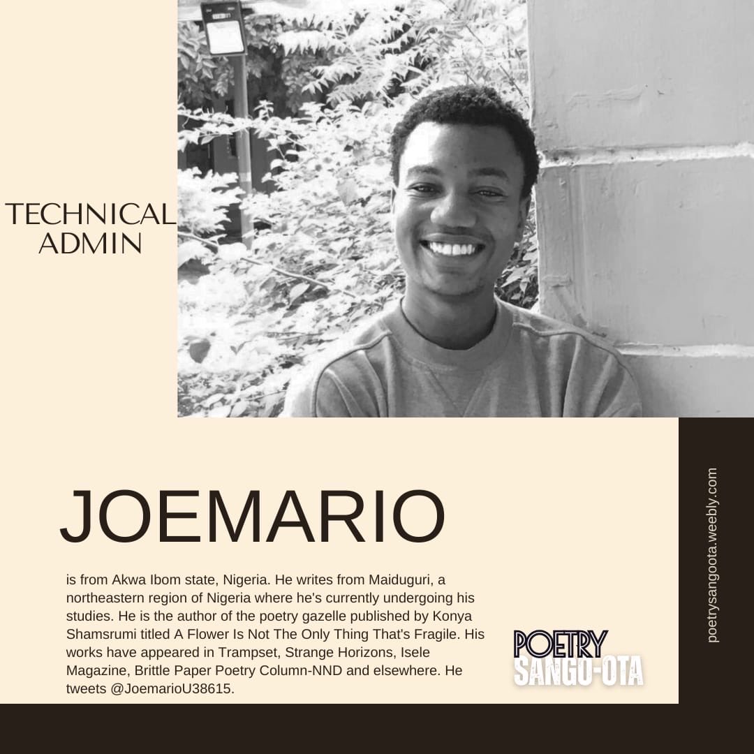 Poetry Sango-Ota (@poetrysangoota) on Twitter photo We are expanding!!
Pleased to introduce our new Social Media and Technical Admins:
<a href="/rauvsbunny/">rofie</a> 
<a href="/JoemarioU38615/">Joemario Umana</a> 
👏🏽 👏🏽 We are expanding!!
Pleased to introduce our new Social Media and Technical Admins:
<a href="/rauvsbunny/">rofie</a> 
<a href="/JoemarioU38615/">Joemario Umana</a> 
👏🏽 👏🏽