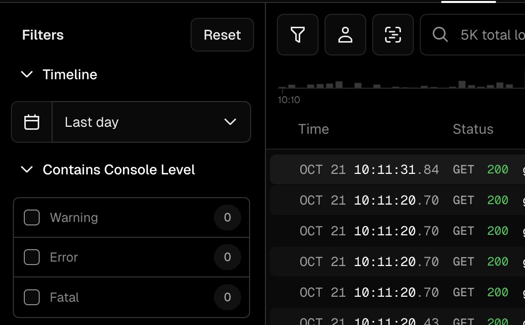 shrihacker's tweet image. Im hiring but first I want to know how good of a dev you really are?
how many error logs in the last 24 hours when everything was down?
if its >0 then please dont apply