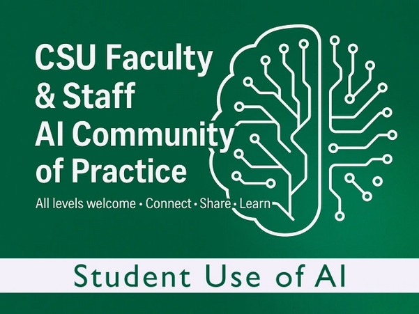 💡 CSU Faculty &amp; Staff: Join the AI Community of Practice!
Let’s explore how generative AI is shaping teaching, learning, and our work.
🗓️ Oct. 24 | 10–11 a.m. | Zoom
🎙️ Topic: Teaching with AI
👤 Moderator: Joseph Kane
🔗 Register: ow.ly/mBvH50Xf24M