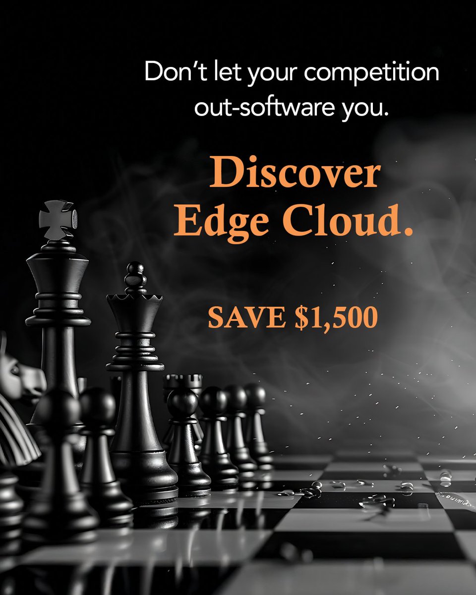Ortho2Systems's tweet image. It’s your move — make it a winning one.

Add Edge Cloud to your practice and stay steps ahead with smart tools that impress patients and simplify your day. With innovation like this, it’s checkmate.

Save $1,500 during our Edge Cloud Fall Sale: bit.ly/3Q2CNgG
