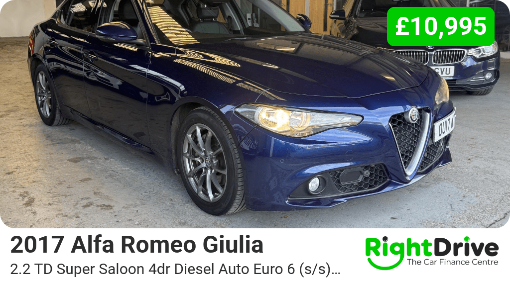 RightDrive_Cars's tweet photo. 2017 Alfa Romeo Giulia - £10,995
2.2 TD Super Saloon 4dr Diesel Auto Euro 6 (s/s) (180 ps)

View Online at https://t.co/4zGcXZIN66

#alfaromeo #giulia #super #diesel #automatic #saloon #usedcars #fareham https://t.co/4VtRhRBXPy
