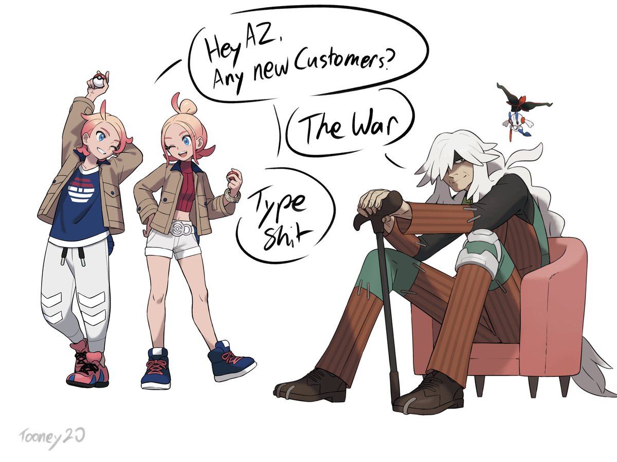 AZ and Urbain/Taunie’s relationship in a nutshell 
#PokemonZA #PokemonLegendZA