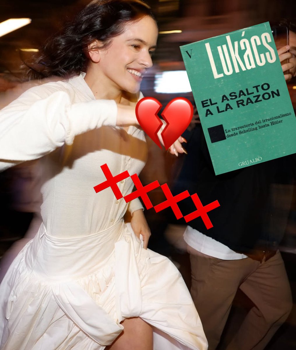 💣 Se CONFIRMA que Rosalía NO citará en su disco el texto del filósofo marxista Georg Lukács "El asalto a la razón"

❌ Su equipo NO entendía la insistencia en "el capítulo de Niche" y advirtió de que podría ser tachada de IRRACIONALISTA de continuar con la paradoja conceptual 💔