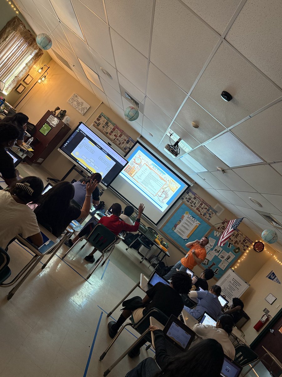 LWMSWarriors's tweet image. Connecting the dots! 🗺️ Students in Mr. Dery’s class reviewed how the geography of Mesopotamia and Egypt influenced the growth of early economies and civilizations. #EngagedLearning #WorldHistory 

@CaelethiaTaylor @AP_Makowski @LaquandraGolf @ExpatEducatorTJ @BEVillalobos79