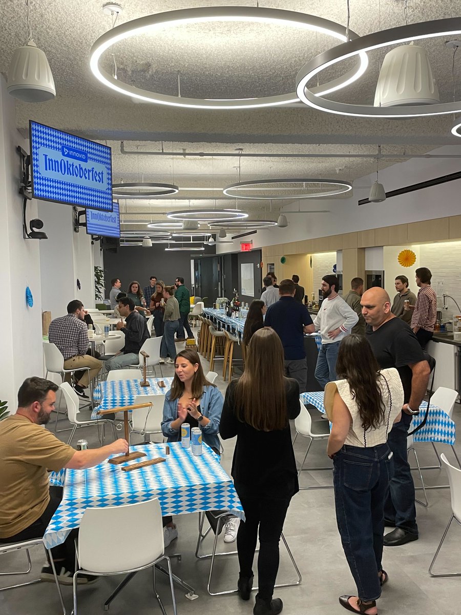 TeamMediaocean's tweet image. Our team came together for InnOktoberfest to enjoy delicious food, great company, and fall festivities. 🍁 🥨

Cheers to celebrating the community that makes everything we do possible!
#InnOktoberfest #FallFun #OfficeEvents