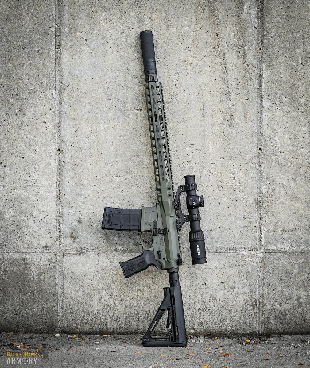 Top-tier performance with sick looks to match. <a href="/radianweapons/">Radian Weapons</a> Model 1 in OD Green, <a href="/SteinerOpticsUS/">Steiner Optics USA</a> T6Xi on <a href="/reptiliacorp/">Reptilia</a> AUS mount, and <a href="/DeadAirSilencer/">Dead Air Silencers</a> Sierra 5.

battlehawkarmory.com/product-manufa…