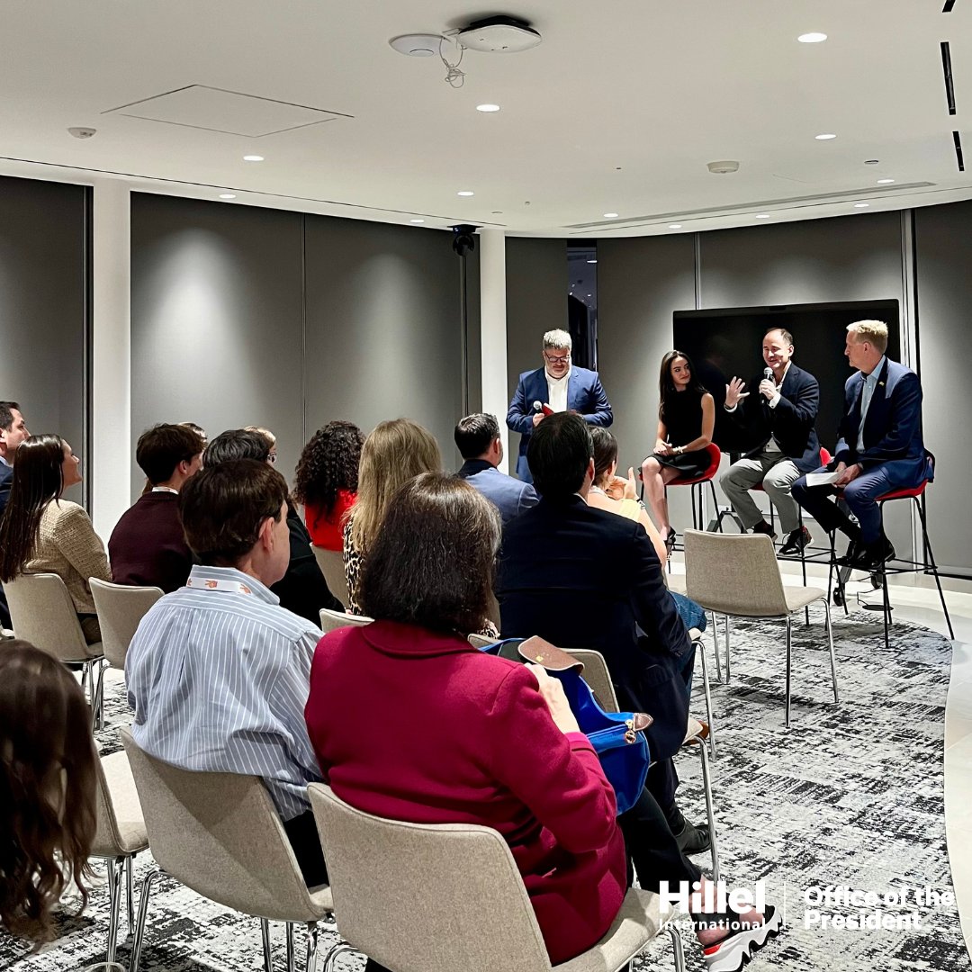 Great being in conversation at the USC Capital Campus with Provost Dr. Andrew Guzman, USC Hillel’s Dave Cohn, and student leader Ariela Moel. Grateful for USC Hillel’s strong work and for strengthening our partnership with the university.