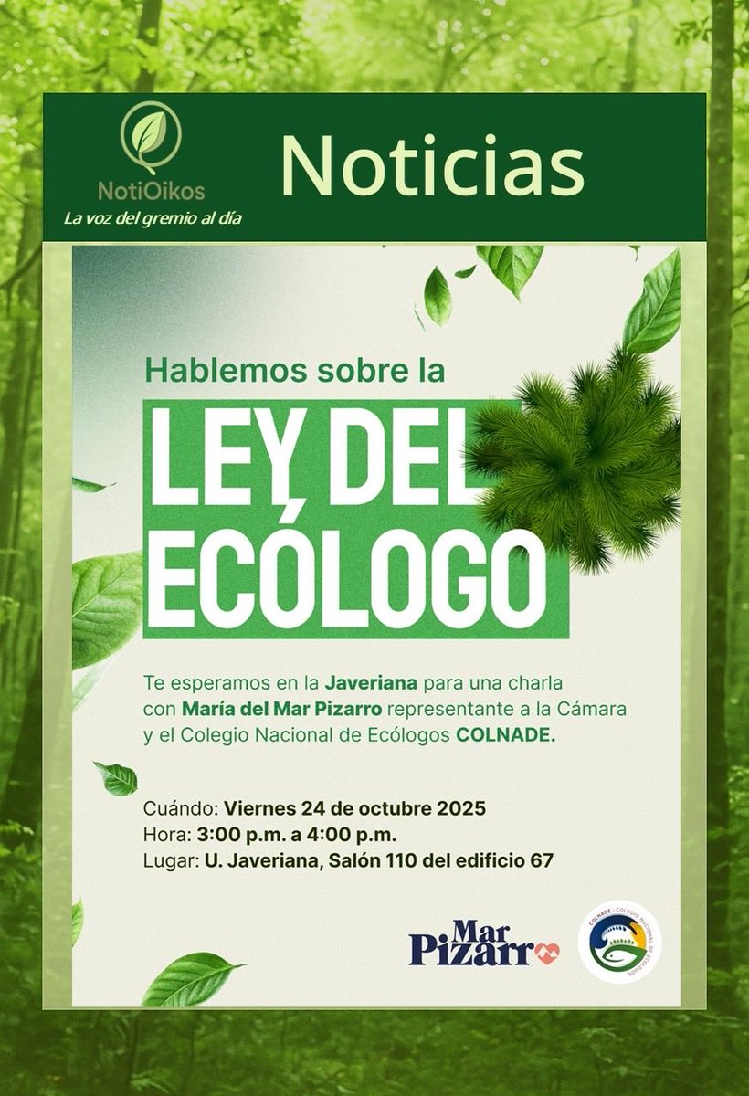 ECÓLOGOS COLNADE tweet media