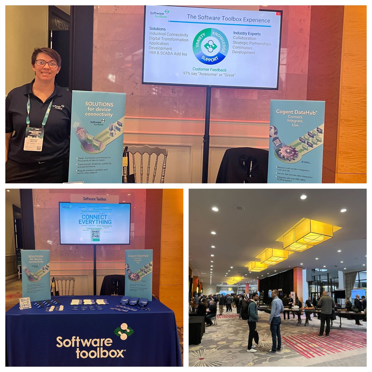 SoftwareToolbox's tweet image. 🎉 We’re at the CIMSOFT Knowledge Transfer Event 2025, Château Royal, Laval · 🗓 Oct 21 · ⏰ 8 AM–5 PM. Stop by the 🖥️ Software Toolbox booth and 🎤 Join Jessica Dillon at 1:45 PM — “Breaking Down Data Silos to Drive Industrial Digital Transformation (EN)” bit.ly/4nfr2Ba