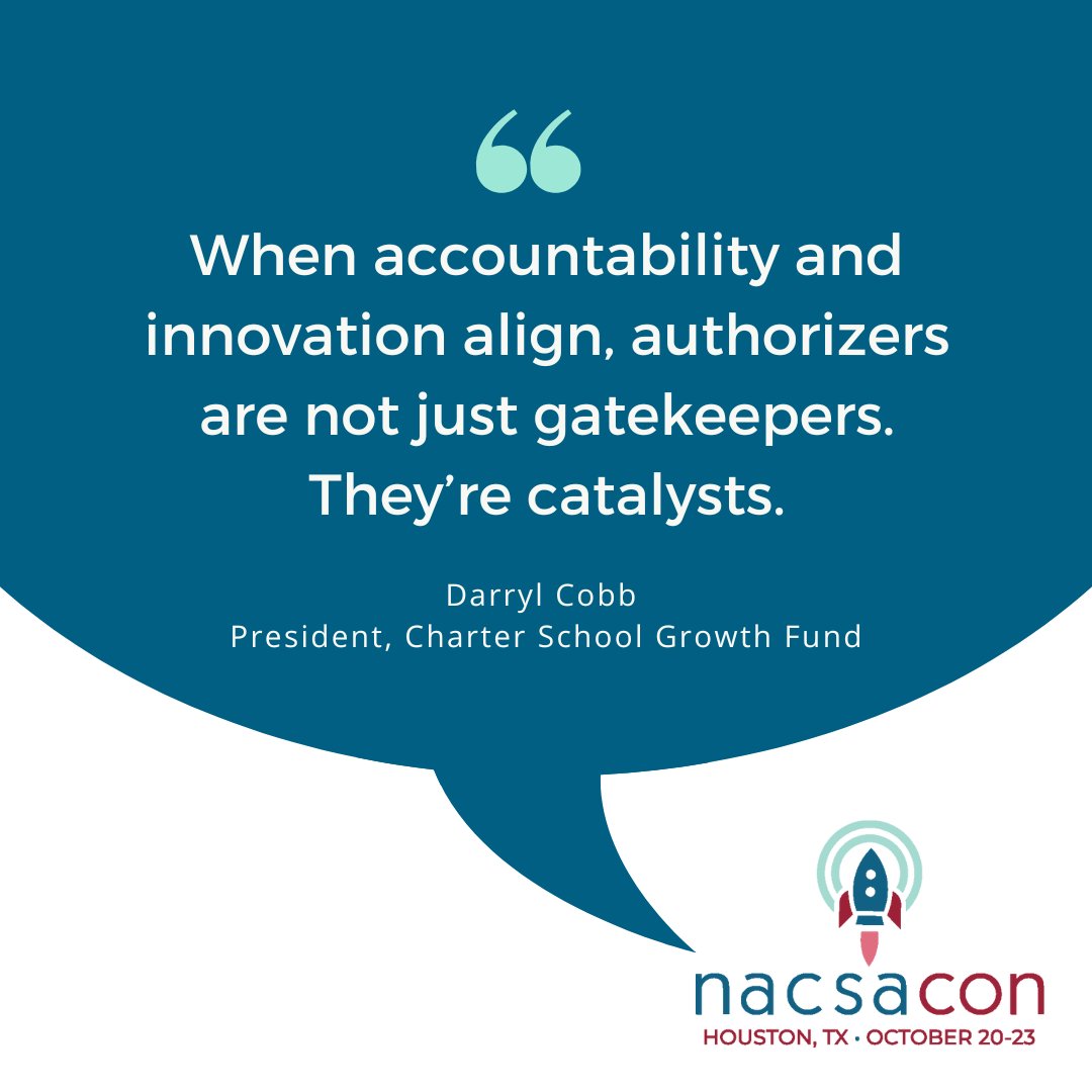 Thank you to Darryl Cobb, President of <a href="/CharterGrowth/">Charter School Growth Fund</a> , for a powerful keynote session this morning at #NACSACon25!