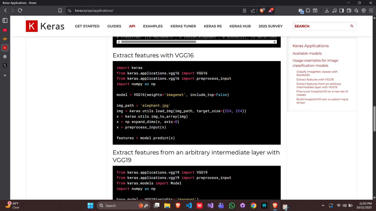 Dipson_kadariya's tweet image. #LUD23
Day 23 โ Data Augmentation & Pretrained Models in CNN
๐น Explored data augmentation
๐น Studied pretrained models and the ImageNet dataset (ILSVRC)
๐น Implemented ResNet50 to understand how it works as an image classifier
@learning_utsav
#LearningUtsav2025 #DeepLearning