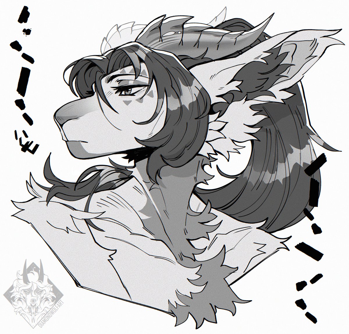 ☀︎ Dia ☾⋆⁺₊⋆ COMMS OPEN (@diamondwolf_art) on Twitter photo 