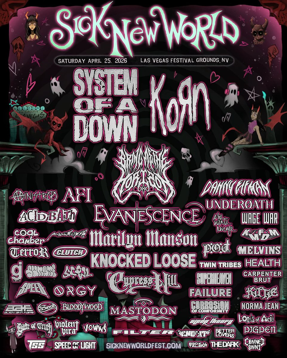 SICK NEW WORLD//LAS VEGAS//Sat. April 25, 2026.

sicknewworldfest.com/vegas