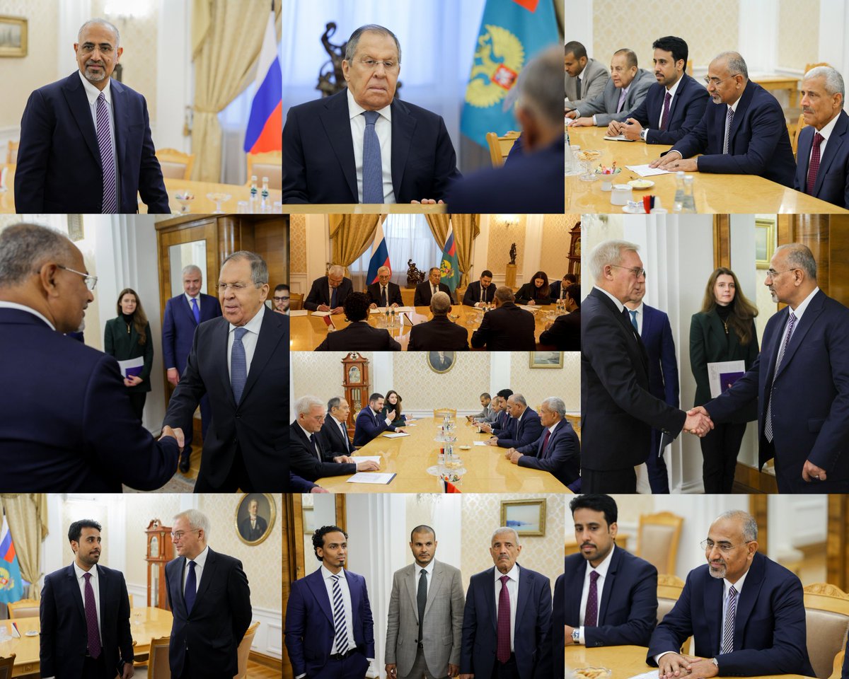 الرئيس الزُبيدي يصل موسكو ويلتقي وزير خارجية روسيا الاتحادية

الثلاثاء ٢١ أكتوبر ٢٠٢٥

وصل الرئيس القائد عيدروس قاسم الزُبيدي، رئيس المجلس الانتقالي الجنوبي، نائب رئيس مجلس القيادة الرئاسي، عصر اليوم الثلاثاء، إلى العاصمة الروسية موسكو، في زيارة رسمية يجري خلالها لقاءات رفيعة