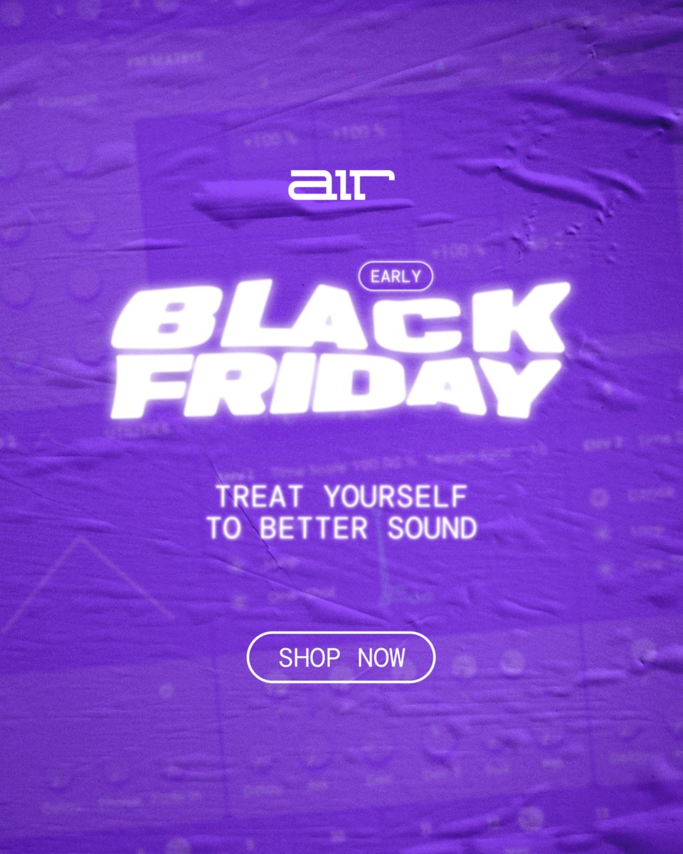 AIRmusictech's tweet image. 🎹 Unlock your sound this Early Black Friday season. From synths to samplers to studio FX, it’s your time to create more for less. 💥

Shop now at inmusic.to/yc6whd83.

#AIRMusicTech #plugindeals #musicproduction #virtualinstruments #BlackFriday