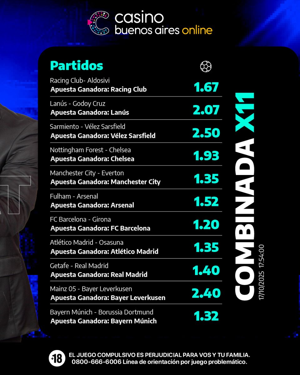 casinobaonline's tweet image. Más de $36 millones en una sola jugada 😱
👉 ¿Listo para tu próxima GOAT? Entrá y probá tu suerte.
#CasinoBuenosAiresOnline #Jugada #Combinada
