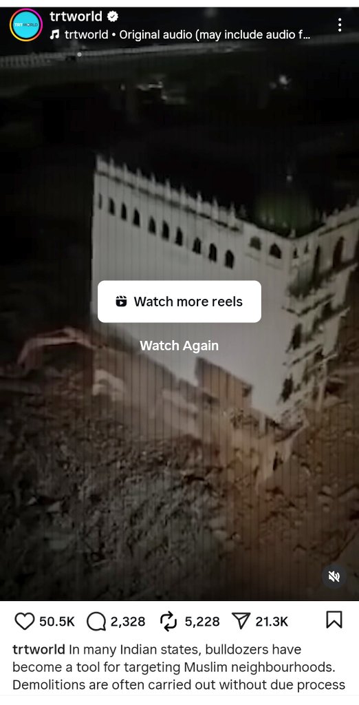 Prof Shrinath Rao K 🇮🇳 (@profsrk) on Twitter photo Instagram Page TRTWorld is posting Fake News & spreading communal hatred. I Request <a href="/PMOIndia/">PMO India</a> <a href="/HMOIndia/">गृहमंत्री कार्यालय, HMO India</a> <a href="/NIA_India/">NIA India</a> <a href="/PIB_India/">PIB India</a> <a href="/GoI_MeitY/">Ministry of Electronics & IT</a> to Ban the Insta Page of #TRTWorld bfore it is too late.
<a href="/narendramodi/">Narendra Modi</a> <a href="/AmitShah/">Amit Shah</a> <a href="/rajnathsingh/">Rajnath Singh</a> <a href="/AshwiniVaishnaw/">Ashwini Vaishnaw</a> <a href="/JitinPrasada/">Jitin Prasada जितिन प्रसाद</a> <a href="/myogiadityanath/">Yogi Adityanath</a> Instagram Page TRTWorld is posting Fake News & spreading communal hatred. I Request <a href="/PMOIndia/">PMO India</a> <a href="/HMOIndia/">गृहमंत्री कार्यालय, HMO India</a> <a href="/NIA_India/">NIA India</a> <a href="/PIB_India/">PIB India</a> <a href="/GoI_MeitY/">Ministry of Electronics & IT</a> to Ban the Insta Page of #TRTWorld bfore it is too late.
<a href="/narendramodi/">Narendra Modi</a> <a href="/AmitShah/">Amit Shah</a> <a href="/rajnathsingh/">Rajnath Singh</a> <a href="/AshwiniVaishnaw/">Ashwini Vaishnaw</a> <a href="/JitinPrasada/">Jitin Prasada जितिन प्रसाद</a> <a href="/myogiadityanath/">Yogi Adityanath</a>