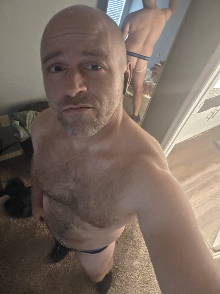 Sweaty after my walk